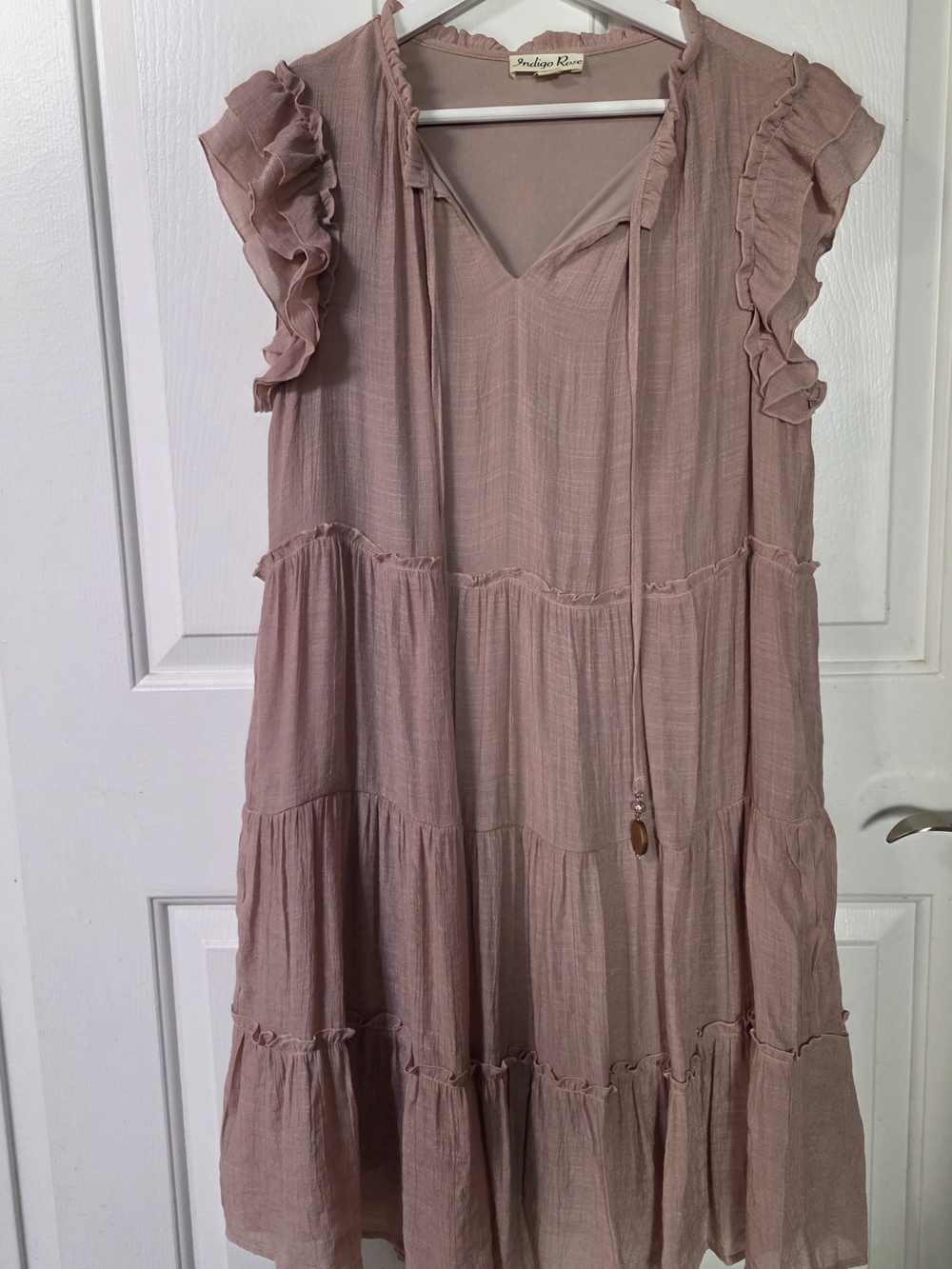 Blush Ruffle Tiered Sundress